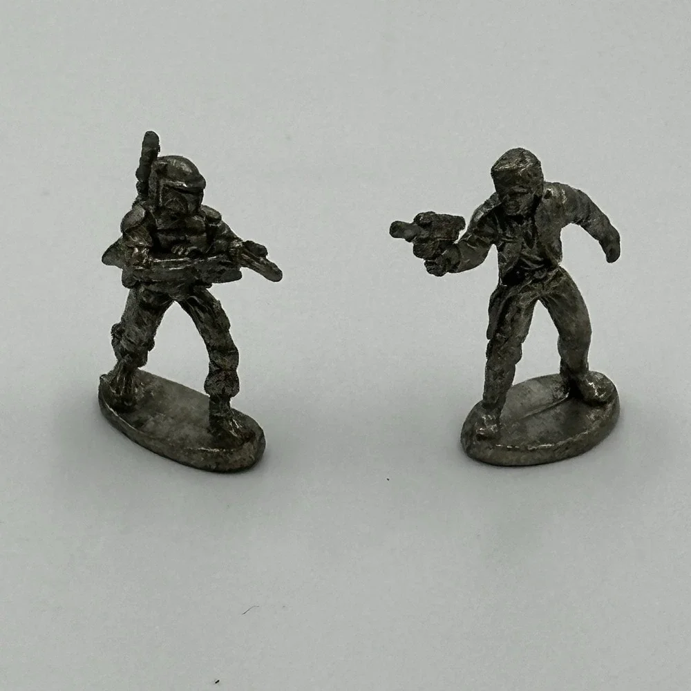 Star Wars Monopoly Classic Trilogy Edition 1997 Replacement Pewter Token Figures